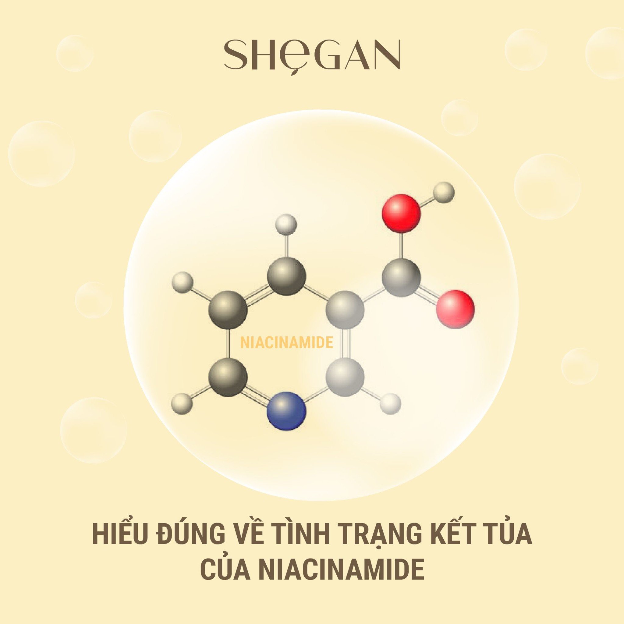 HIỂU ĐÚNG VỀ TÌNH TRẠNG KẾT TỦA CỦA NIACINAMIDE