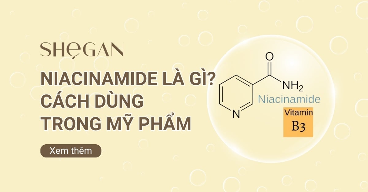 Niacinamide là gì? Tác dụng và cách sử dụng trong mỹ phẩm