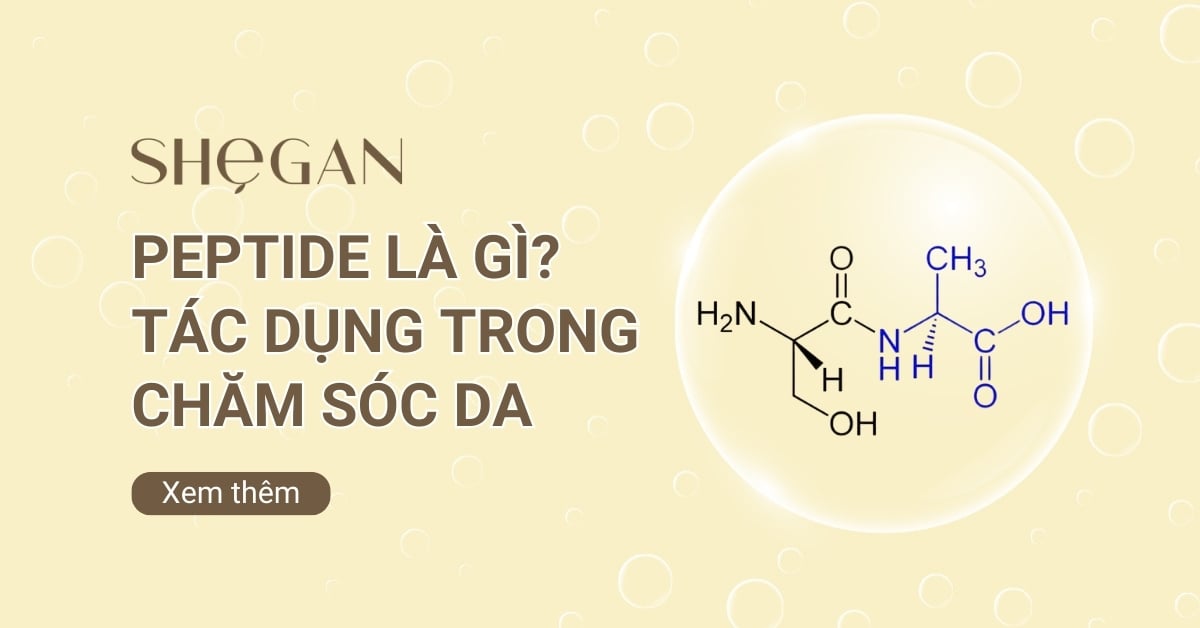 Peptide là gì? Tác dụng của Peptide trong chăm sóc da