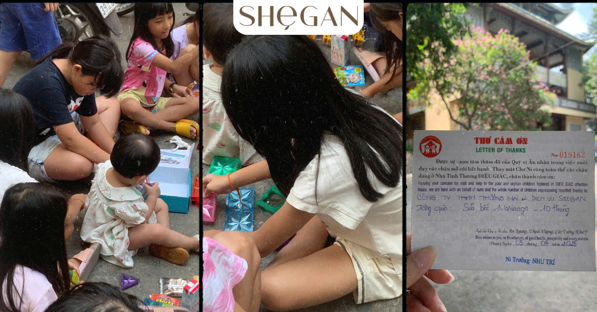 SHeGAN và hành trình lan tỏa yêu thương tại Mái ấm Chùa Diệu Giác