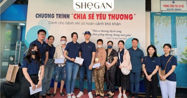 SHeGAN tổ chức hoạt động thiện nguyện hỗ trợ bệnh nhi có hoàn cảnh khó khăn tại Bệnh viện Nhi đồng 1