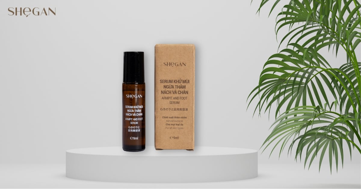 Serum khử mùi ngừa thâm nách và chân SHeGAN lành tính cho mẹ bầu