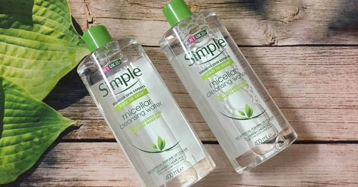 Nước tẩy trang Simple