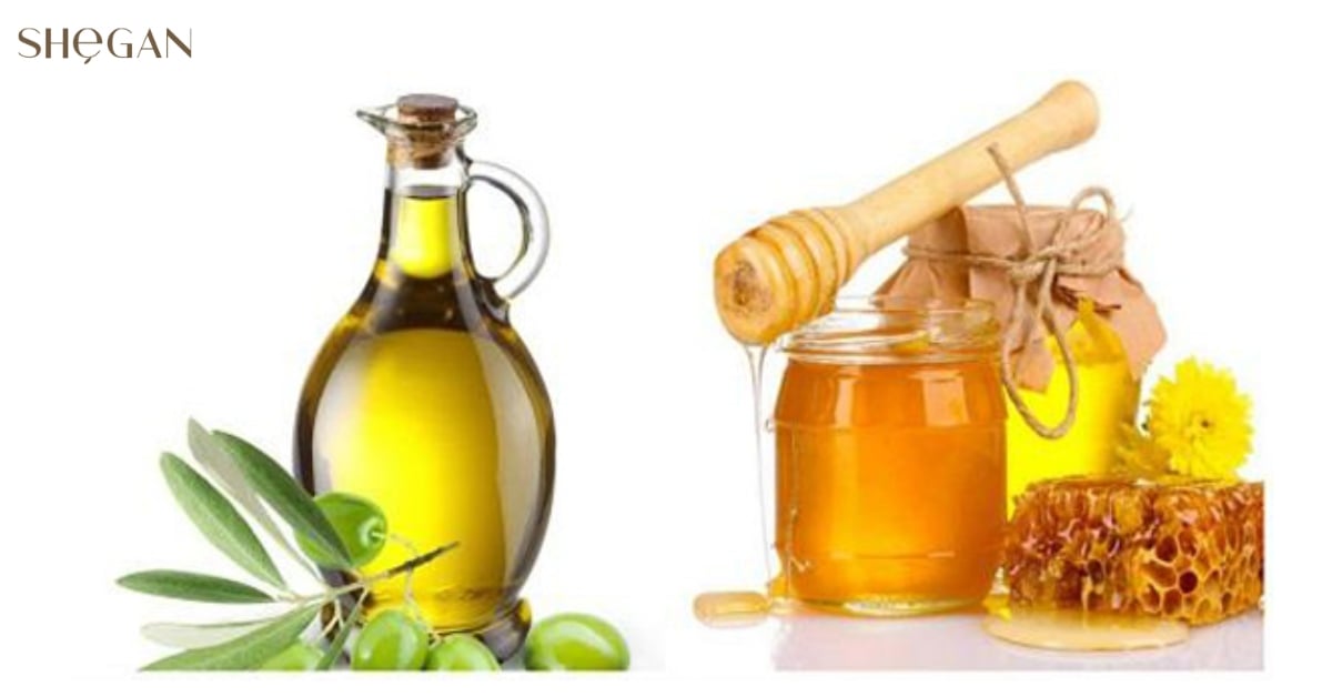 Tẩy tế bào chết với hỗn hợp mật ong và dầu oliu