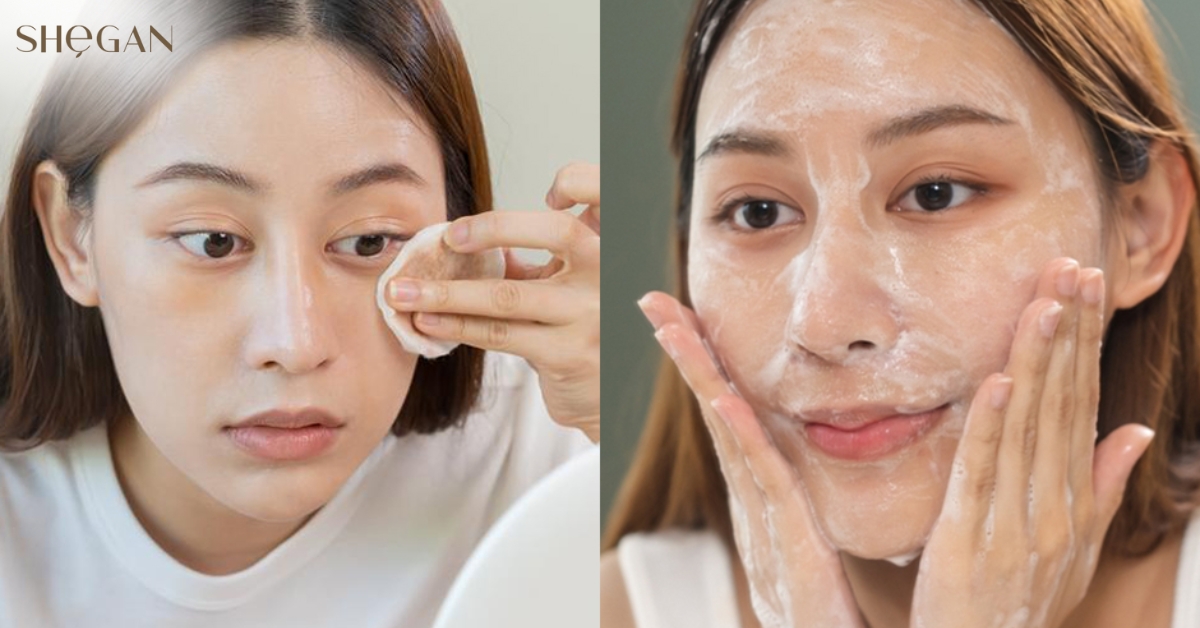 Tẩy trang và sữa rửa mặt khác nhau như thế nào