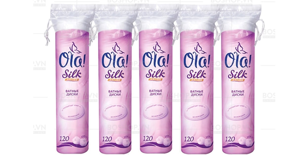 Tẩy Trang Ola Silk Sense Cotton Pads 120 PCS