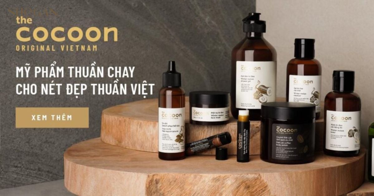 Thương hiệu mỹ phẩm thuần chay Cocoon