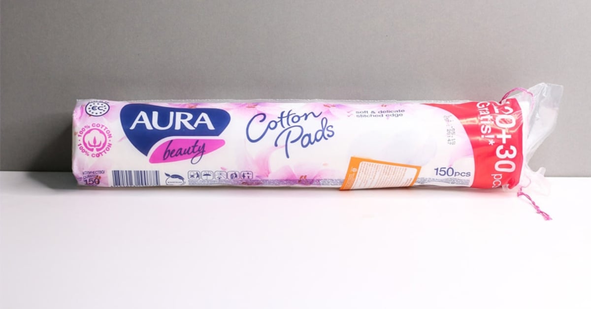 Bông Tẩy Trang Aura Beauty Cotton Pads 150 PCS