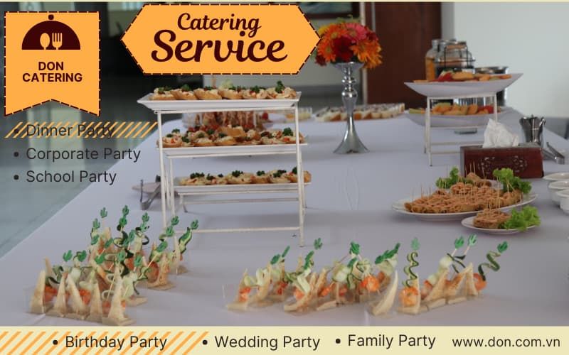 DỊCH VỤ CATERING CHO CÁC SỰ KIỆN TRƯỜNG HỌC