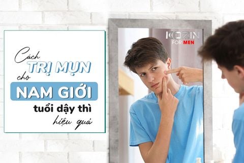 3 cách giúp hỗ trợ trị mụn hiệu quả cho nam giới ngay tại nhà