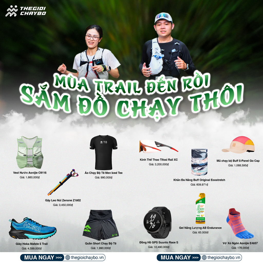 Danh Sách Vật Dụng Chạy Trail Cần Phải Có