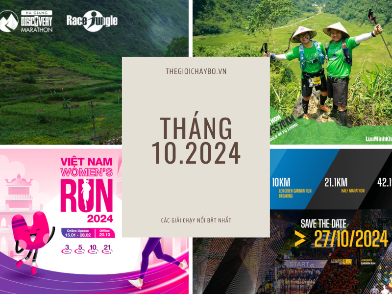Các Giải Chạy Nổi Bật Tháng 10 Năm 2024
