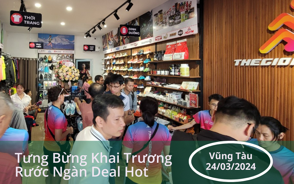 Tưng Bừng Khai Trương Cửa Hàng Thế Giới Chạy Bộ Vũng Tàu