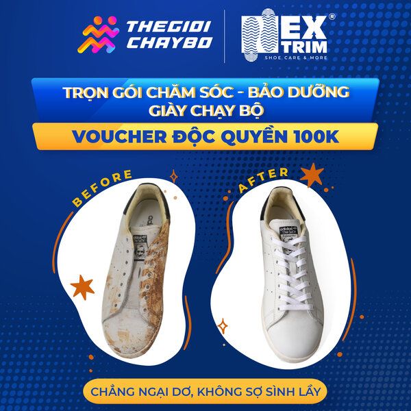 [HỢP TÁC] THẾ GIỚI CHẠY BỘ KẾT HỢP CÙNG EXTRIM ƯU ĐÃI 100K - ĐỒNG HÀNH MỖI BƯỚC CHẠY