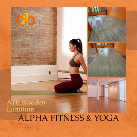 Sàn gỗ ATB Wooden Furniture tại Alpha  Fitness & Yoga