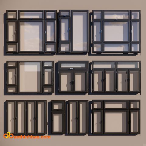 Cửa nhôm xingfa uốn vòm