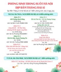 💎 THÔNG BÁO PHÓNG SINH RẰM THÁNG HAI ÂM LỊCH TẠI HÀ NỘI 💎