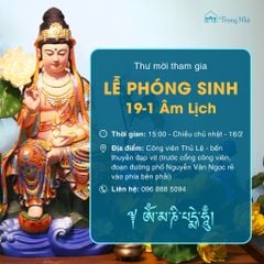PHÓNG SINH 19/1 ÂM LỊCH