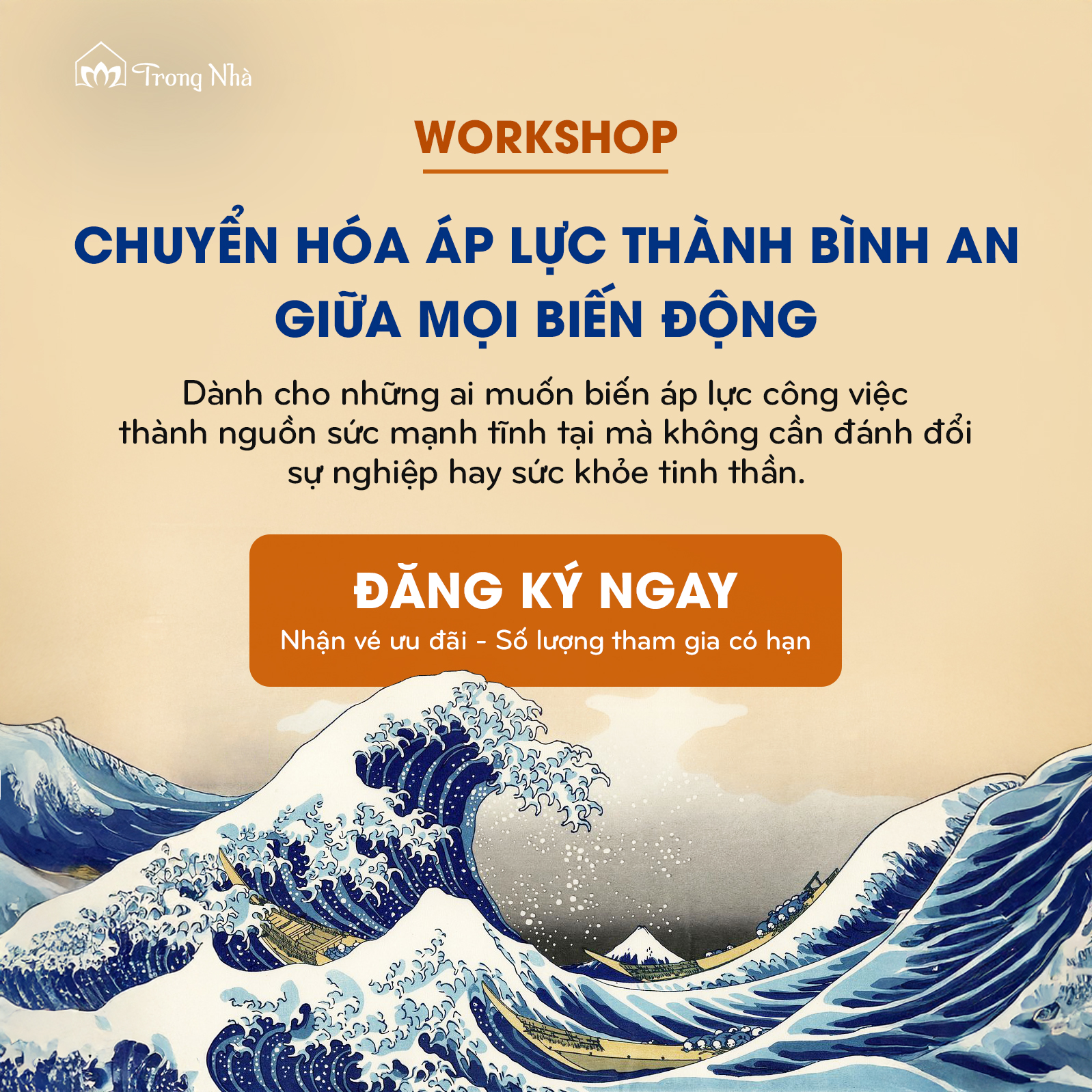 Workshop: LÀM THẾ NÀO ĐỂ THOÁT KHỎI CĂNG THẲNG, MỆT MỎI TRONG CÔNG VIỆC?