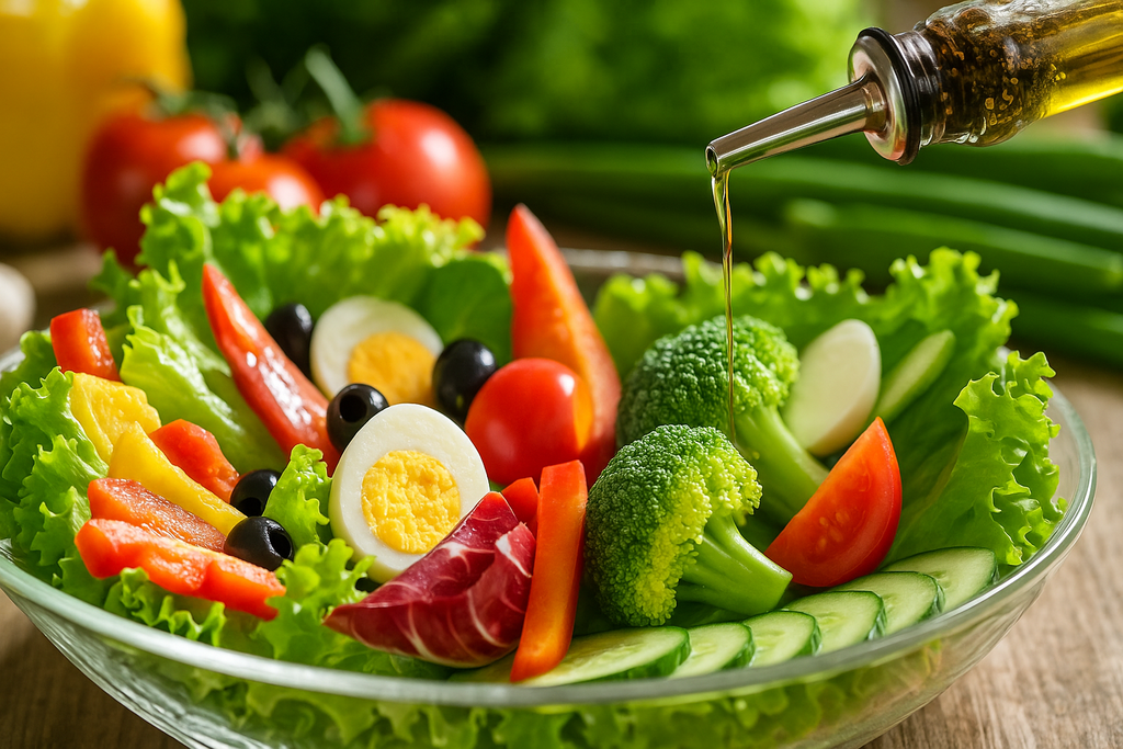 Salad Xà Lách Dưa Chuột Cà Chua