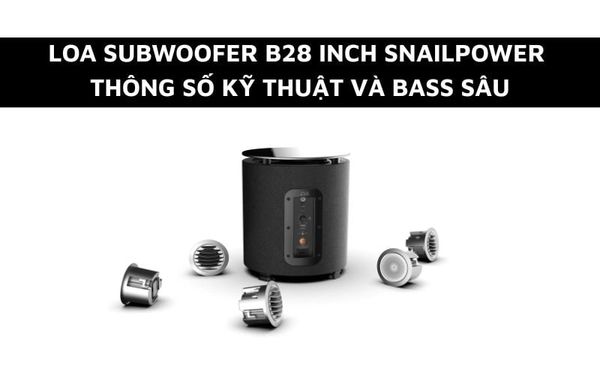 Loa Subwoofer B28 inch Snailpower - Thông số kỹ thuật, Ứng dụng và Cấu tạo