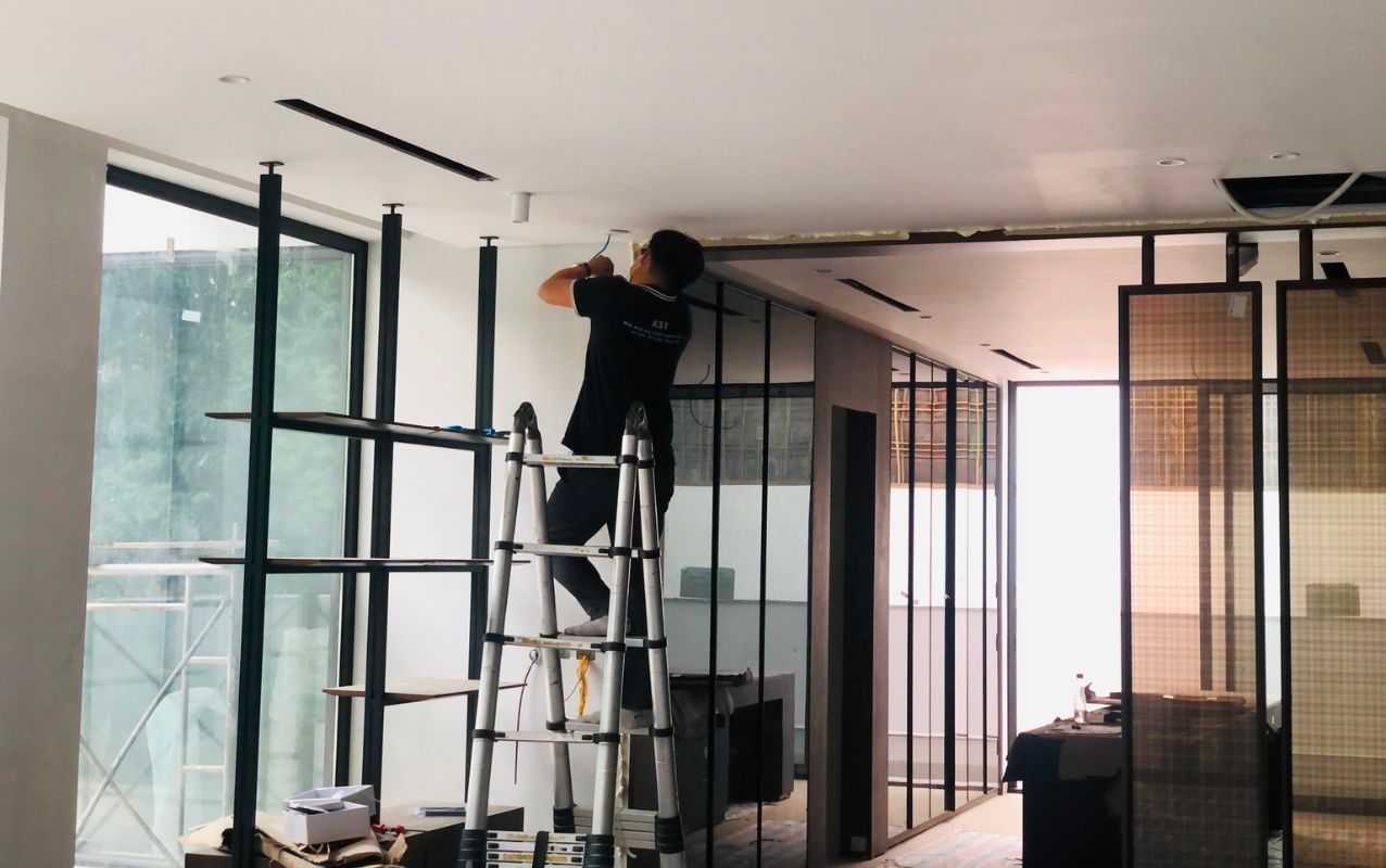 Quá trình thi công công trình nhà chú Hùng