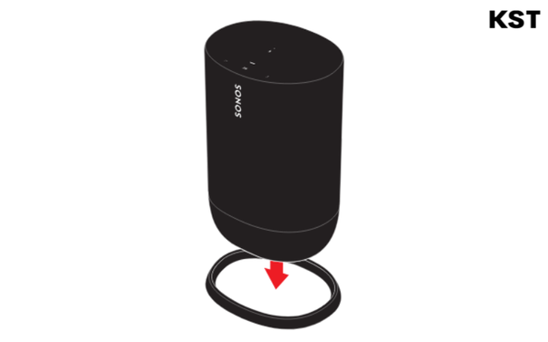Đặt loa Sonos vào đế sạc