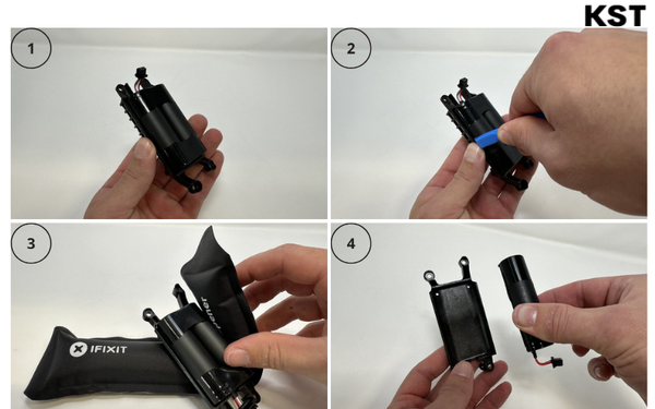 Sử dụng công cụ iFixit để lấy pin