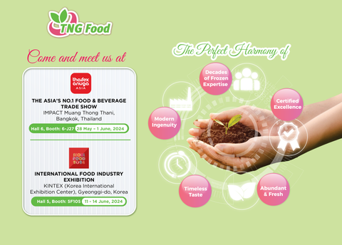 Explore TNG Food's Frozen Fruits and Vegetables: Your Gateway to Quality at Thaifex & Seoul Food!