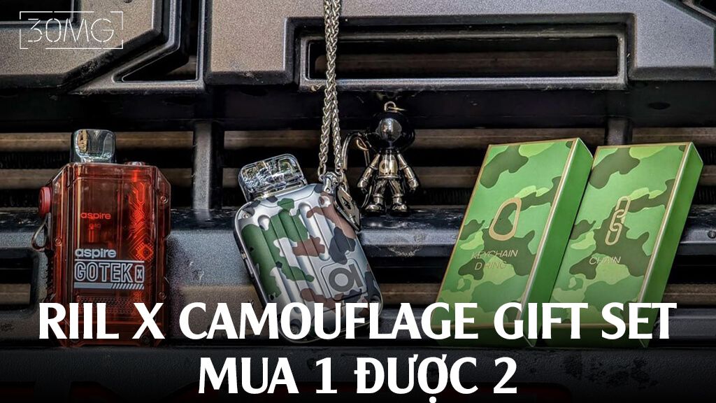 Aspire Riil X Camouflage Gift Set - Mua 1 được 2 !!