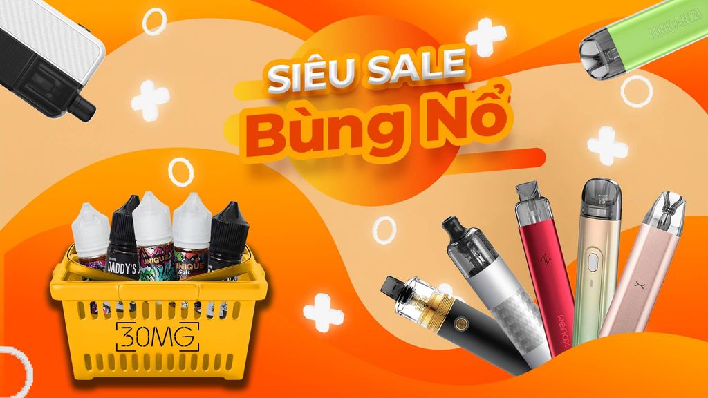 Đại Tiệc Siêu Sale Bùng Nổ - Sản Phẩm Vape Pod Deal Hot