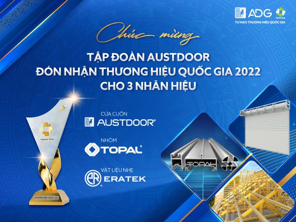Tập đoàn Austdoor đón nhận Thương hiệu Quốc gia lần thứ ba liên tiếp