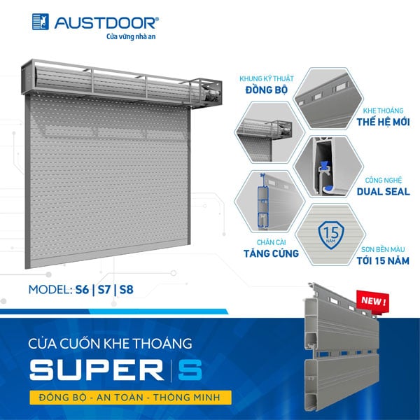 Cửa cuốn siêu êm Super-S