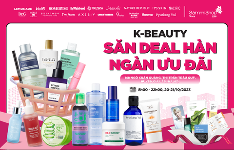 K-BEAUTY: SĂN DEAL HÀN, NGÀN ƯU ĐÃI  SIÊU DEAL ĐỘC NHẤT TẠI SAMMISHOP NGÔ XUÂN QUẢNG