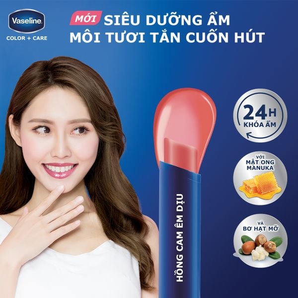 Vaseline Son dưỡng môi Lip Care Colour+Care 3gVaseline Son dưỡng môi Lip  Care Colour+Care 3g – SammiShop