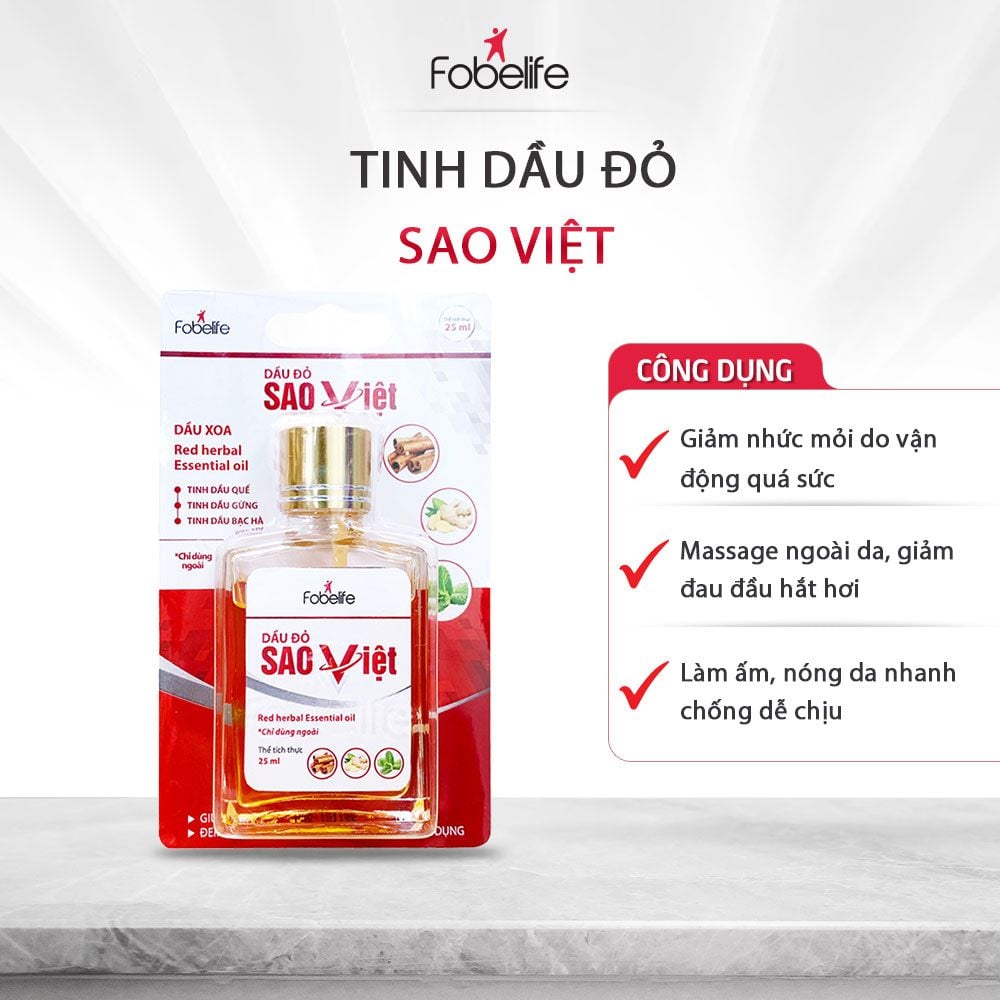 Fobelife Dầu Đỏ Sao ViệtFobelife Dầu Đỏ Sao Việt – SammiShop
