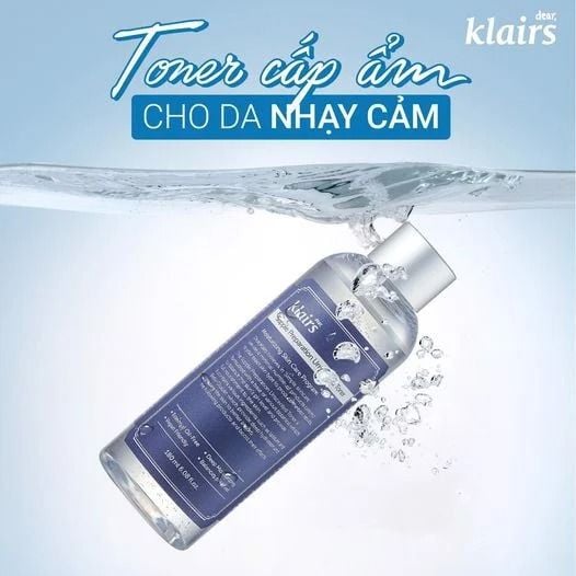 Dear, Klairs nước hoa hồng Supple Preparation Unscented Toner 180ml