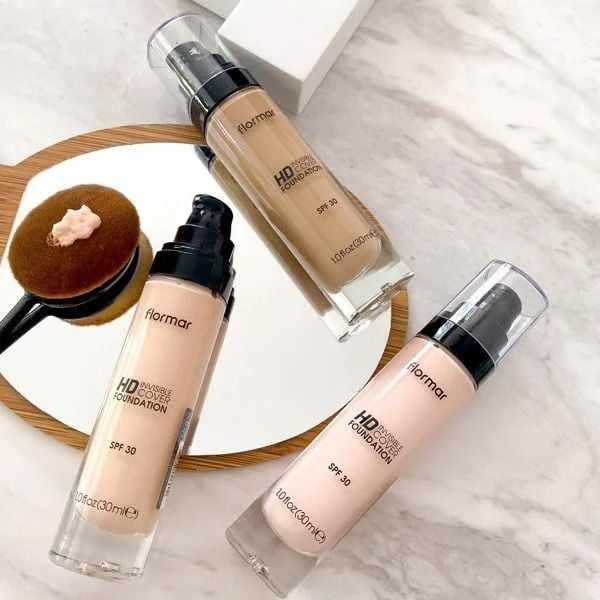 Flormar Invisible HD Cover Foundation Foundation 040 Light Ivory