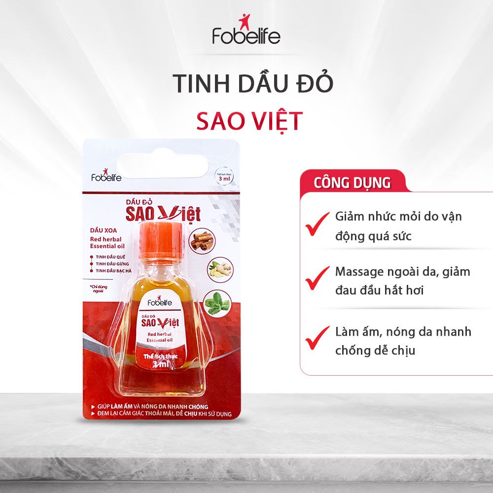 Fobelife Dầu Đỏ Sao ViệtFobelife Dầu Đỏ Sao Việt – SammiShop