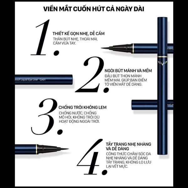 Buy LOVE HUDA Professional Waterproof Long Lasting White Sketch Pen Eyeliner  For Eye Makeup. Online at Best Prices in India - JioMart.