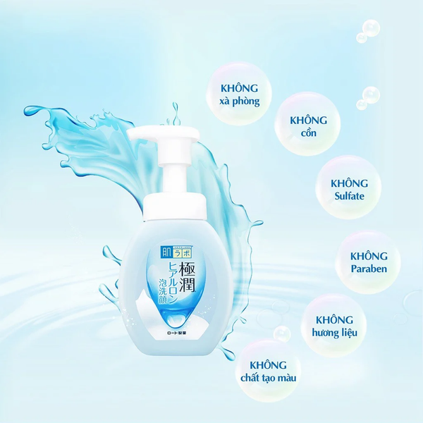 Hadalabo Bọt rửa mặt Gokujyun Moisturizing Foaming Wash