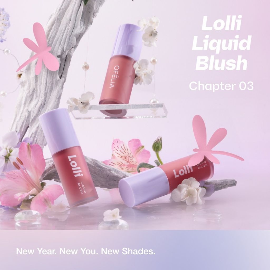 Ofelia Má hồng kem Lolli Liquid Blush LB7 Sunkissed
