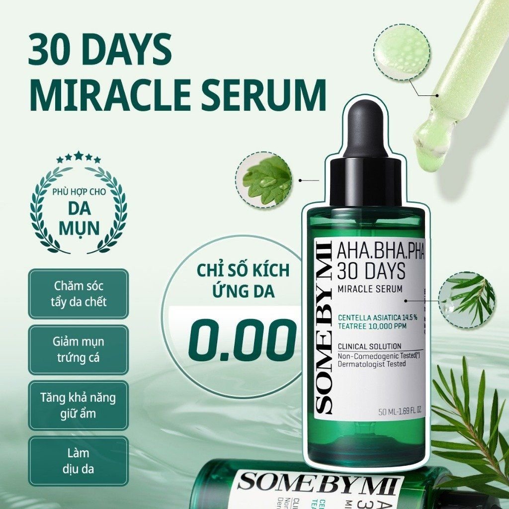 Some By Mi Tinh chất AHA-BHA-PHA 30 Days Miracle Serum 50mlSome By Mi Tinh  chất AHA-BHA-PHA 30 Days Miracle Serum 50ml (IP04) – SammiShop