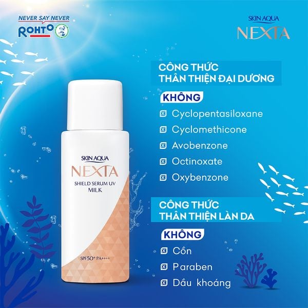 Skin Aqua Sữa chống nắng Nexta Shield Serum UV Milk 50gSkin Aqua Sữa chống  nắng Nexta Shield Serum UV Milk 50g – SammiShop