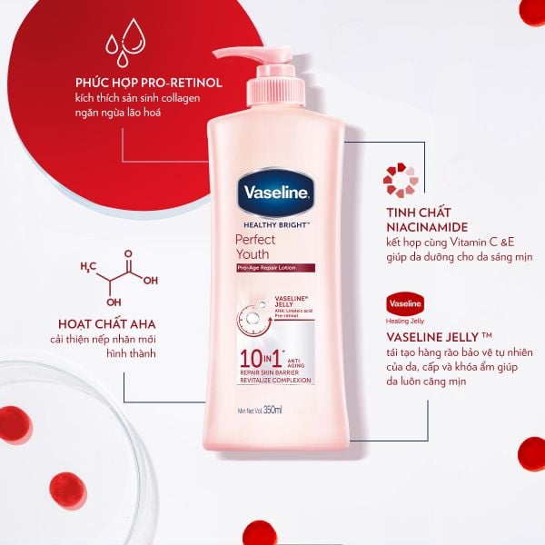 Sữa dưỡng thể Vaseline Healthy Bright Perfect Youth (IP01)Sữa dưỡng thể  Vaseline Healthy Bright Perfect Youth (IP01) – Sammishop