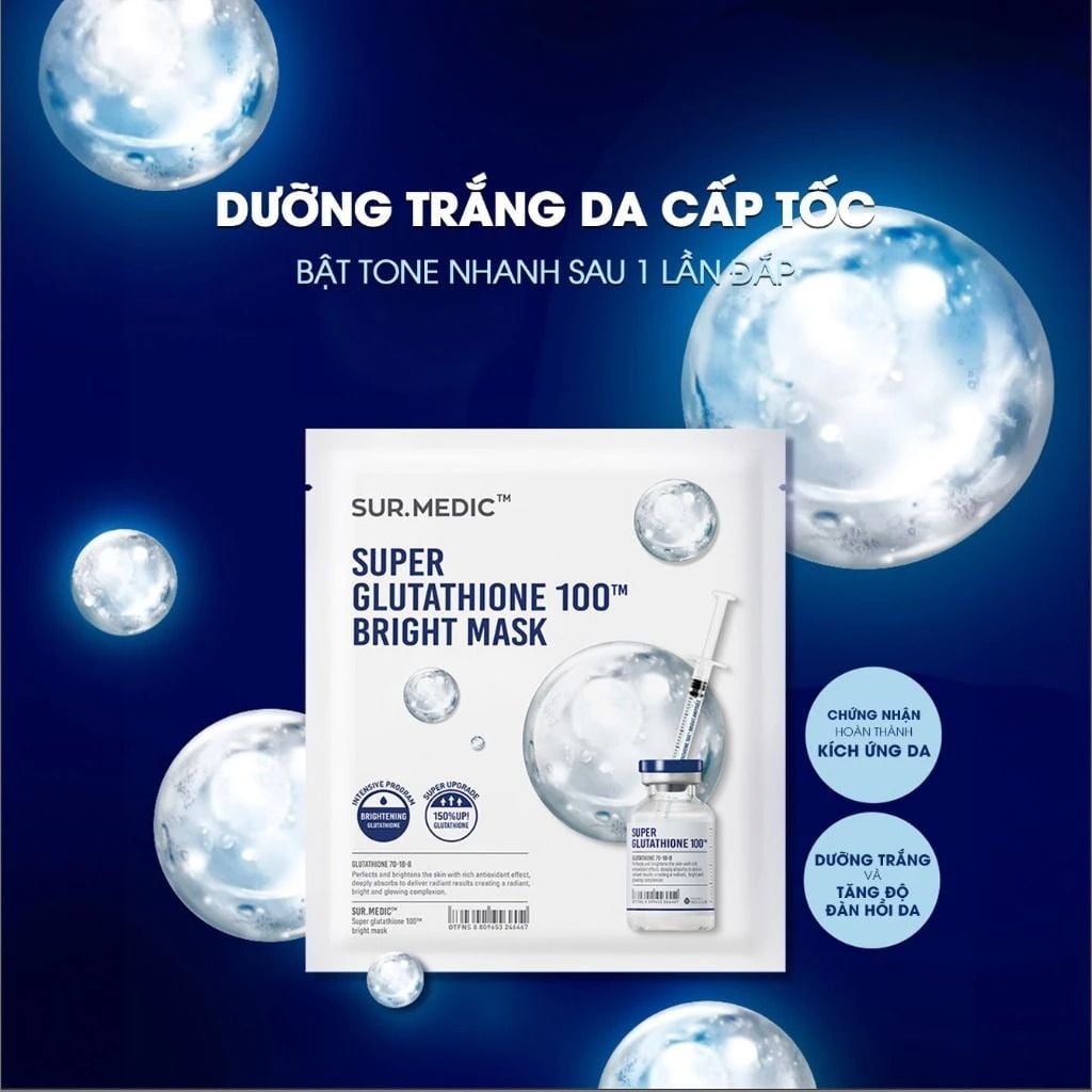 sur medic bright glutathione mask Sur.Medic+ Super Gluthathione 100tm Bright MaskSur.Medic+ Super  Gluthathione 100tm Bright Mask – SammiShop