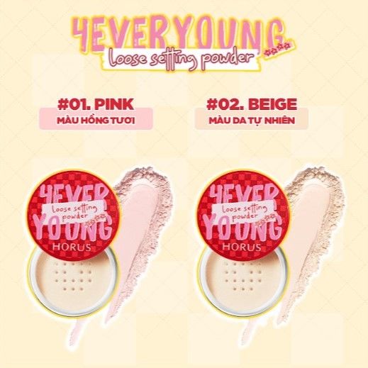 Phấn phủ Horus 4EVERYOUNG LOOSE SETTING POWDER 7G