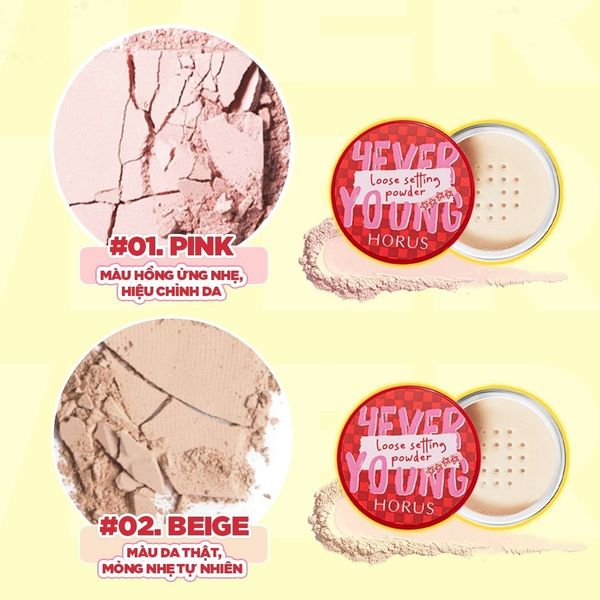 Phấn phủ Horus 4EVERYOUNG LOOSE SETTING POWDER 7G