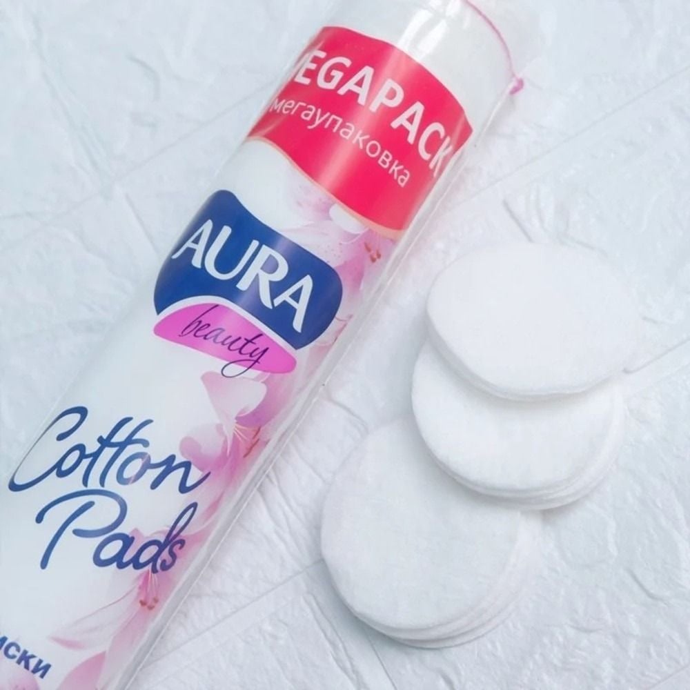 Bông tẩy trang&nbsp;Aura Beauty 120 +30 miếng