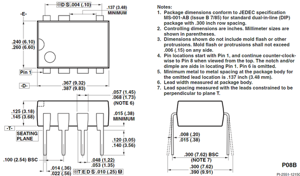 IC nguồn LNK362PN LNK362PG LNK362 DIP-7 chính hãng Power Integrations